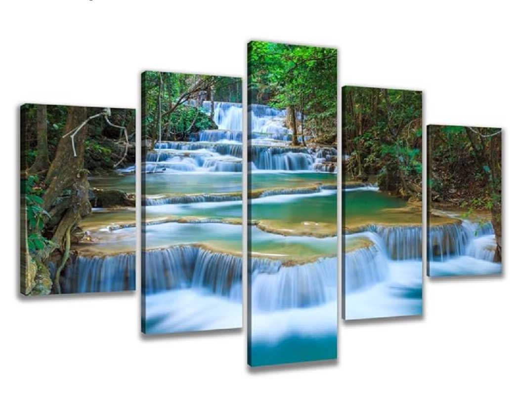 Wandbild Wasserfall für die Reichtumsecke